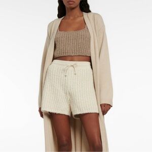 Loro Piana Baby Cashmere knit Tank in White Snow